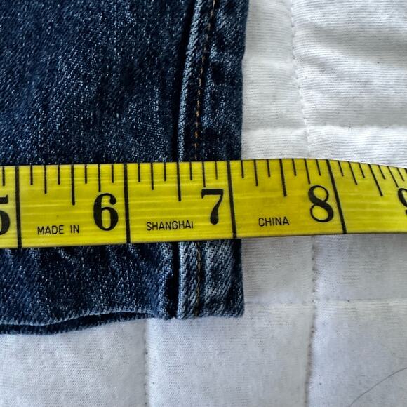 BASH Womens Jumpsuit Denim Dark Wash Belted Bohemian Casual Straight Leg 34 US 2 - Picture 14 of 14